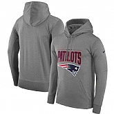 New England Patriots Nike Sideline Property of Performance Pullover Hoodie Gray,baseball caps,new era cap wholesale,wholesale hats